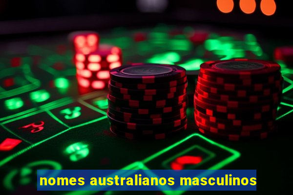 nomes australianos masculinos